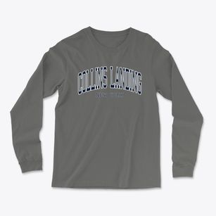 Collins Landing New York Traditional Light Soft Long Sleeve T-Shirt