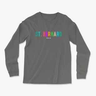 St. Bernard Ohio Color Pop Light Soft Long Sleeve T-Shirt