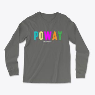 Poway California Color Pop Light Soft Long Sleeve T-Shirt