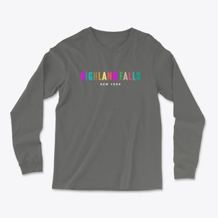 Highland Falls New York Color Pop Light Soft Long Sleeve T-Shirt