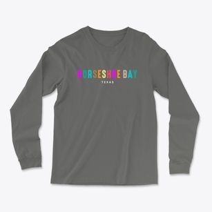 Horseshoe Bay Texas Color Pop Light Soft Long Sleeve T-Shirt