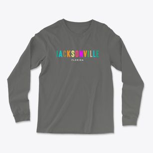 Jacksonville Florida Color Pop Light Soft Long Sleeve T-Shirt