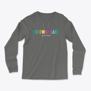 Skidway Lake Michigan Color Pop Light Soft Long Sleeve T-Shirt