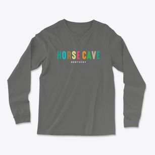 Horse Cave Kentucky Color Pop Light Soft Long Sleeve T-Shirt