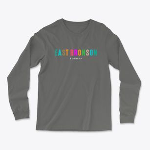 East Bronson Florida Color Pop Light Soft Long Sleeve T-Shirt