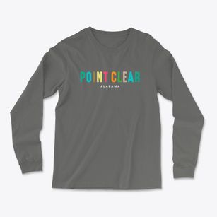 Point Clear Alabama Color Pop Light Soft Long Sleeve T-Shirt