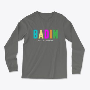 Badin North Carolina Color Pop Light Soft Long Sleeve T-Shirt