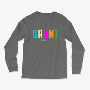 Grant Wisconsin Color Pop Light Soft Long Sleeve T-Shirt