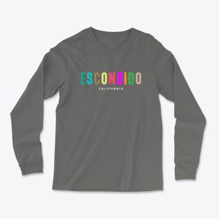 Escondido California Color Pop Light Soft Long Sleeve T-Shirt
