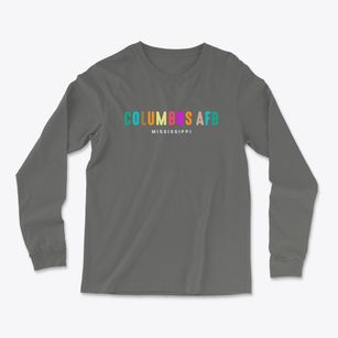 Columbus Afb Mississippi Color Pop Light Soft Long Sleeve T-Shirt