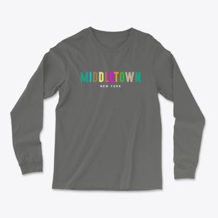 Middletown New York Color Pop Light Soft Long Sleeve T-Shirt