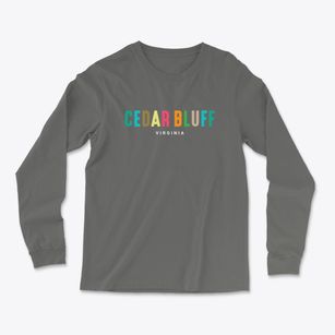Cedar Bluff Virginia Color Pop Light Soft Long Sleeve T-Shirt