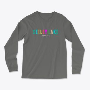 Seeley Lake Montana Color Pop Light Soft Long Sleeve T-Shirt