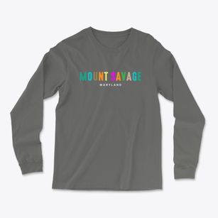 Mount Savage Maryland Color Pop Light Soft Long Sleeve T-Shirt