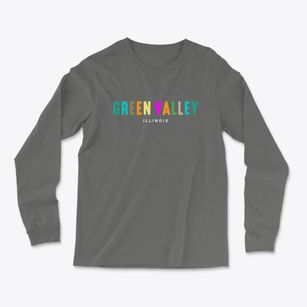Green Valley Illinois Color Pop Light Soft Long Sleeve T-Shirt
