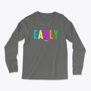 Early Iowa Color Pop Light Soft Long Sleeve T-Shirt