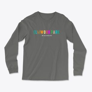 Elmwood Park Wisconsin Color Pop Light Soft Long Sleeve T-Shirt