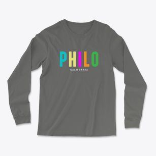 Philo California Color Pop Light Soft Long Sleeve T-Shirt
