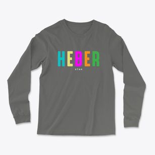 Heber Utah Color Pop Light Soft Long Sleeve T-Shirt