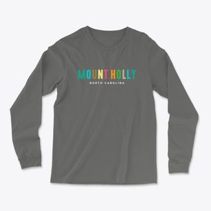Mount Holly North Carolina Color Pop Light Soft Long Sleeve T-Shirt