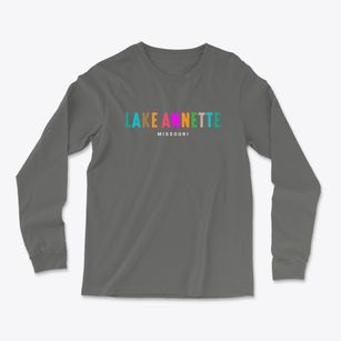Lake Annette Missouri Color Pop Light Soft Long Sleeve T-Shirt