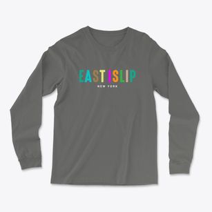 East Islip New York Color Pop Light Soft Long Sleeve T-Shirt