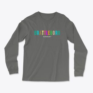 Brattleboro Vermont Color Pop Light Soft Long Sleeve T-Shirt