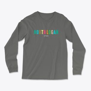 North Logan Utah Color Pop Light Soft Long Sleeve T-Shirt
