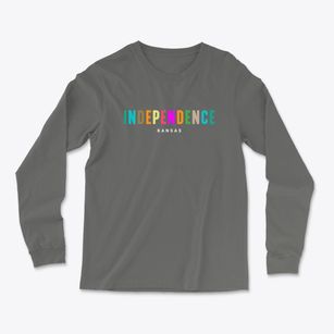 Independence Kansas Color Pop Light Soft Long Sleeve T-Shirt