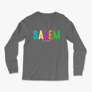 Salem Illinois Color Pop Light Soft Long Sleeve T-Shirt