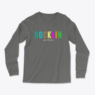 Rocklin California Color Pop Light Soft Long Sleeve T-Shirt