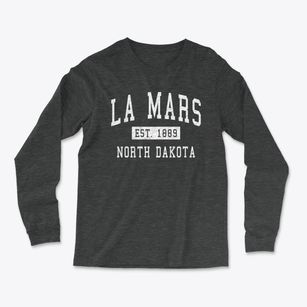 La Mars North Dakota Classic Established Light Soft Long Sleeve T-Shirt