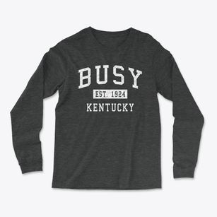 Busy Kentucky Classic Established Light Soft Long Sleeve T-Shirt