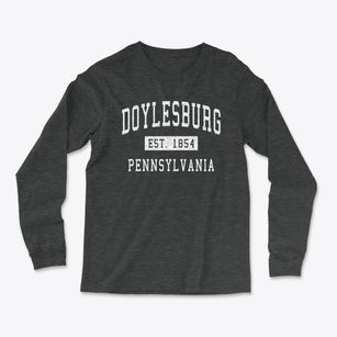 Doylesburg Pennsylvania Classic Established Light Soft Long Sleeve T-Shirt