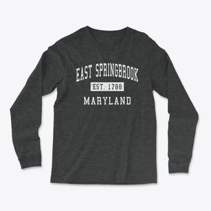 East Springbrook Maryland Classic Established Light Soft Long Sleeve T-Shirt