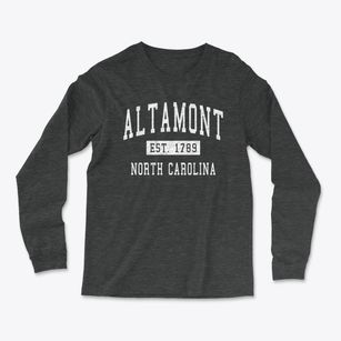 Altamont North Carolina Classic Established Light Soft Long Sleeve T-Shirt