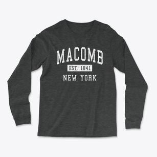 Macomb New York Classic Established Light Soft Long Sleeve T-Shirt