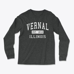 Vernal Illinois Classic Established Light Soft Long Sleeve T-Shirt