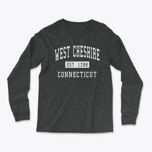 West Cheshire Connecticut Classic Established Light Soft Long Sleeve T-Shirt