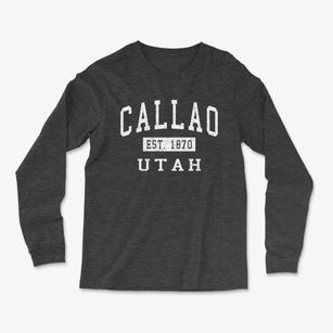 Callao Utah Classic Established Light Soft Long Sleeve T-Shirt