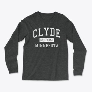 Clyde Minnesota Classic Established Light Soft Long Sleeve T-Shirt