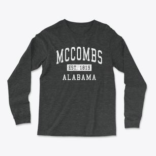 Mccombs Alabama Classic Established Light Soft Long Sleeve T-Shirt