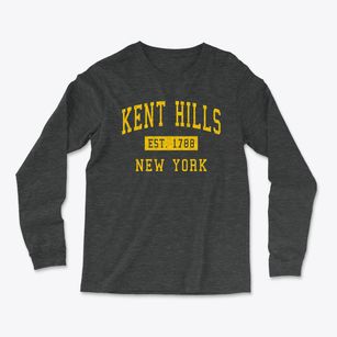 Kent Hills New York Classic Established Light Soft Long Sleeve T-Shirt