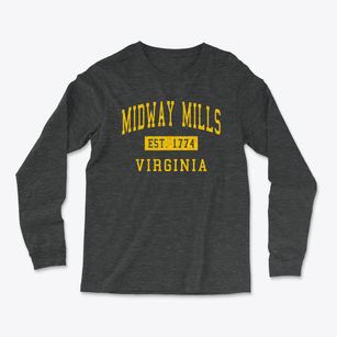 Midway Mills Virginia Classic Established Light Soft Long Sleeve T-Shirt