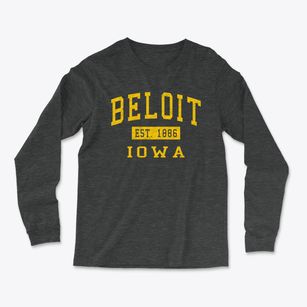 Beloit Iowa Classic Established Light Soft Long Sleeve T-Shirt