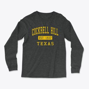 Cockrell Hill Texas Classic Established Light Soft Long Sleeve T-Shirt