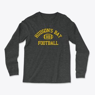 Hudson's Bay High School Classic Football Light Soft Long Sleeve T-Shirt
