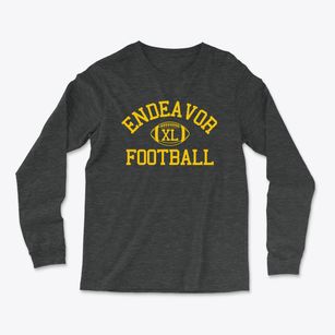 Endeavor High School Classic Football Light Soft Long Sleeve T-Shirt