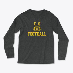 C G Mcdonough City Magnet School Classic Football Light Soft Long Sleeve T-Shirt