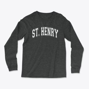 St Henry Parish Varsity Arch Light Soft Long Sleeve T-Shirt